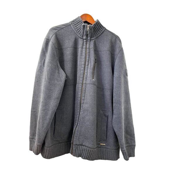 Calvin Klein Men's Jacket Full Zip Gray Size XXL - Picture 1 of 6